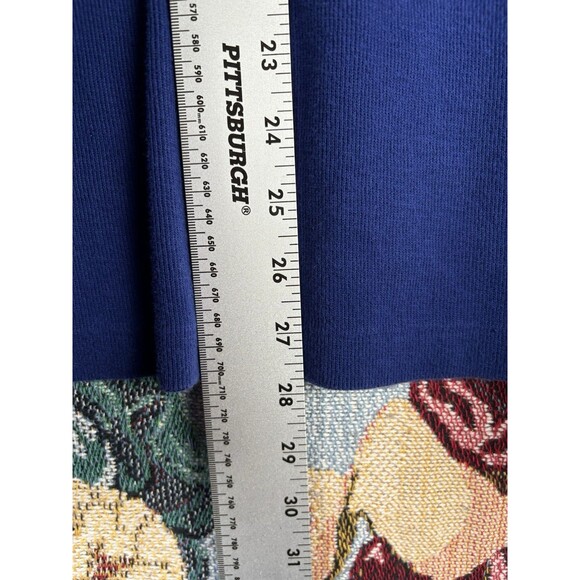 POLO Ralph Lauren Men's XXL 2XL Royal Blue Estate Rib Quarter Zip Pullover - Picture 5 of 9